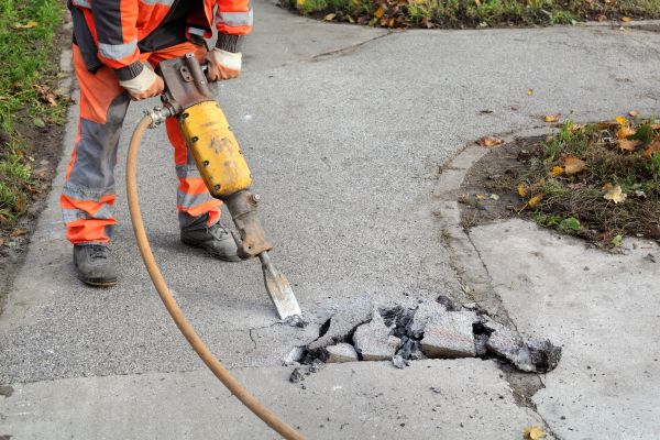 Sidewalk Removal in Lewes