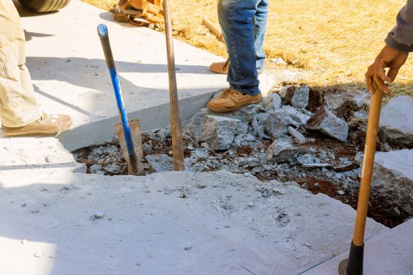 Pavement Demolition in Lewes
