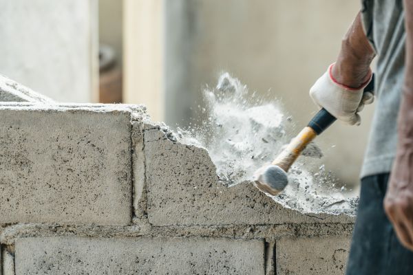 Block Wall Demolition in Lewes